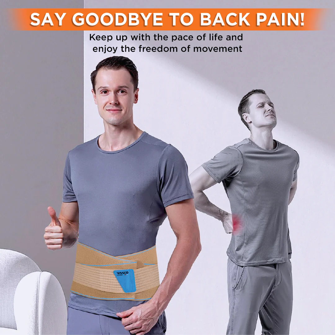 Sacro Lumbar Belt (Mild Support) | Corrects Posture & Relieves Back Pain (Beige) - Image 3