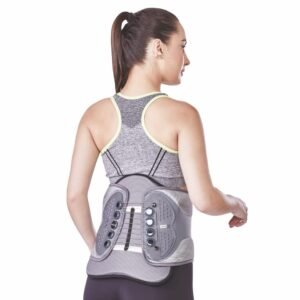 Flexi Lacepull LS Belt with Moulding | Lower Back & Stabilize the Sacroiliac Joint (Grey